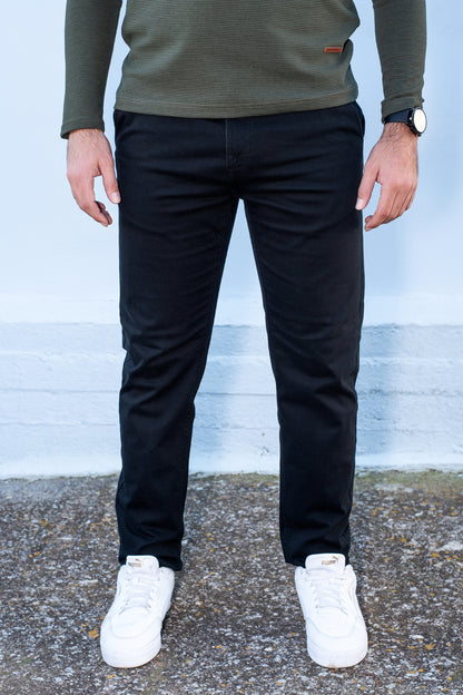 Παντελόνι Chino Vanhipster - Μαύρο