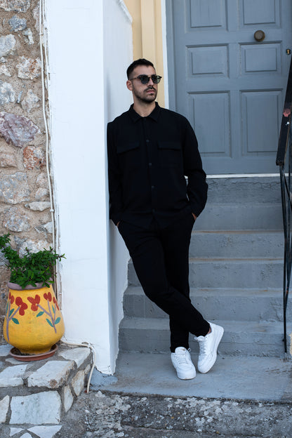 Παντελόνι Chinos Punto Hackers  - Μαύρο