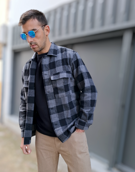 Πουκάμισο Overshirt Καρώ BISSARO