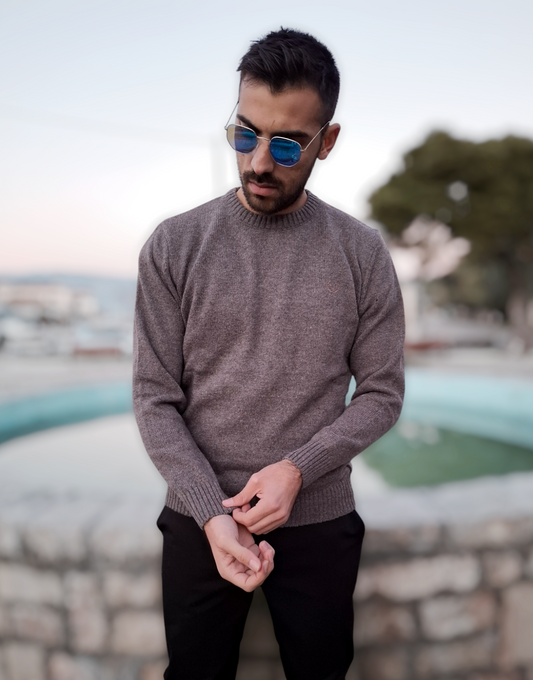 Πουλόβερ Μάλλινο BISSARO - Πούρο
