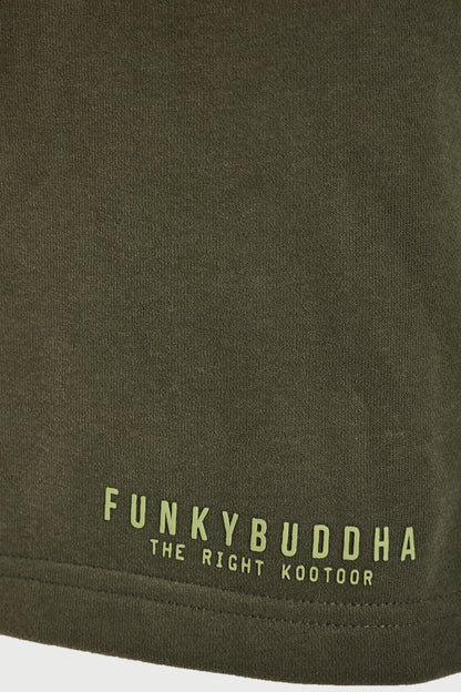 Ανδρική Αθλητική Βερμούδα Essential Funky Buddha Χακί