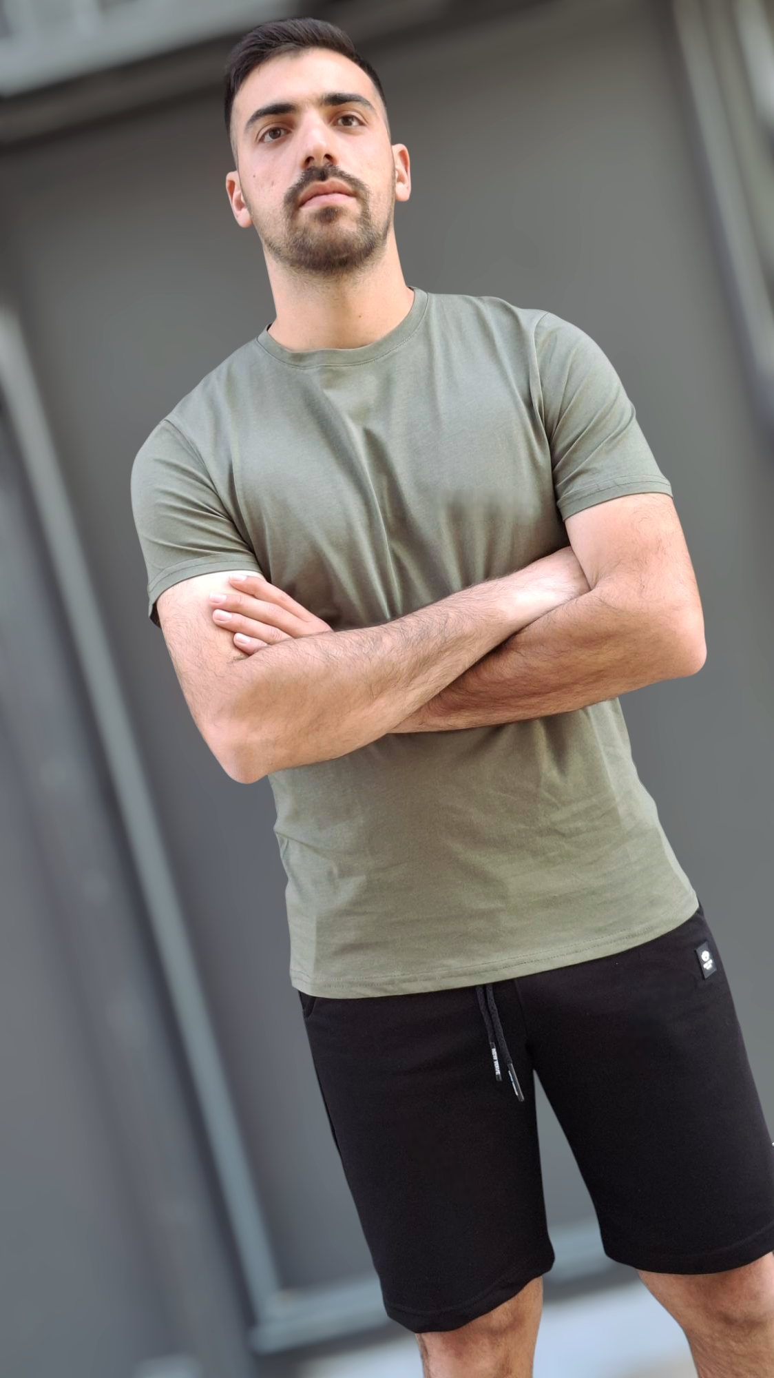Casual T-shirt - Χακί