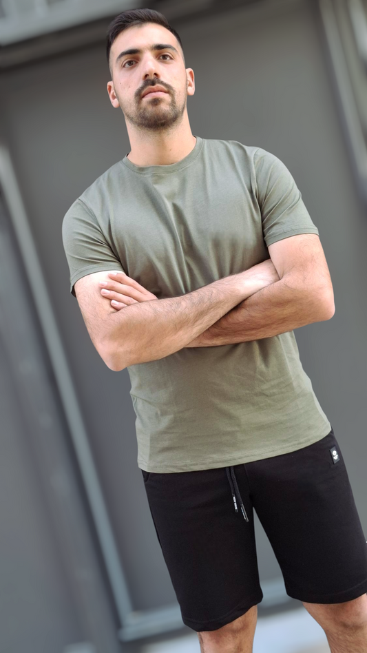 Casual T-shirt - Χακί
