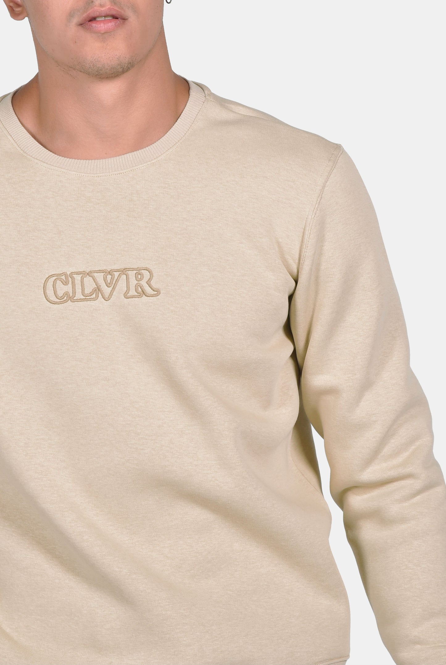 Μπλούζα Φούτερ Clever  - Μπεζ