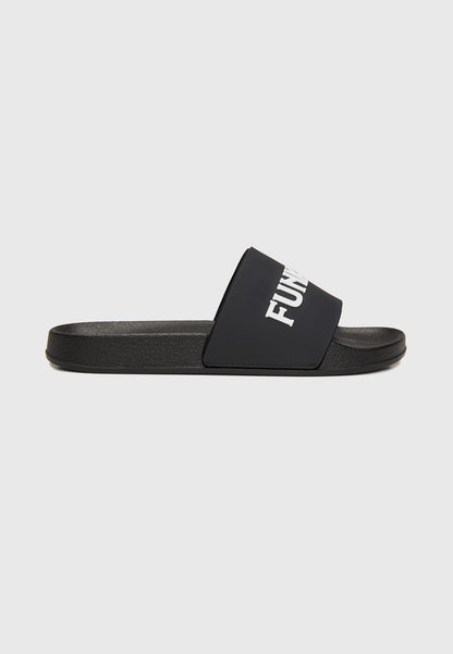 Ανδρική Pool Slider Funky Buddha παντόφλα Μαύρη