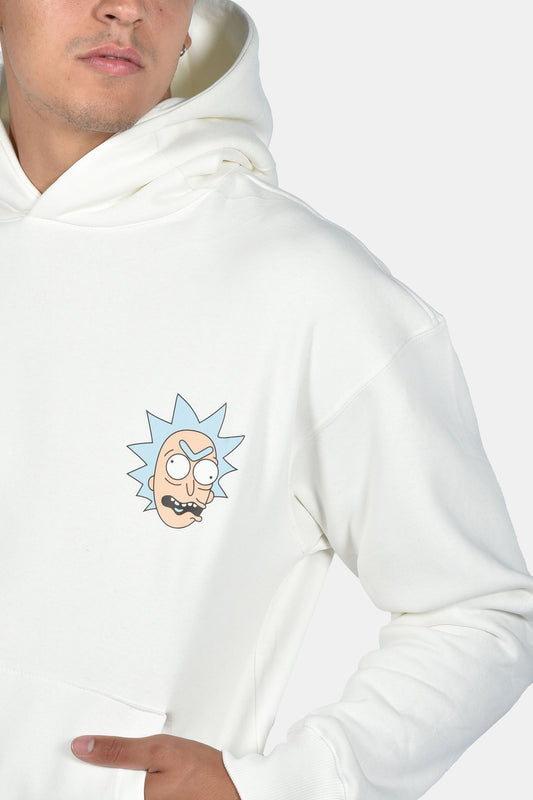 Hoodie Rick and Morty Two Brothers - Λευκό
