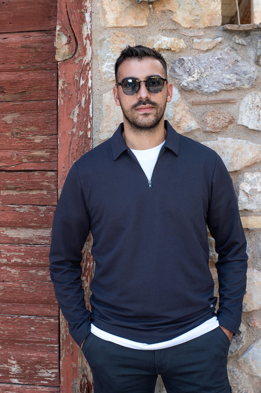 Μπλούζα Πόλο Πικέ Hackers - Γκρί