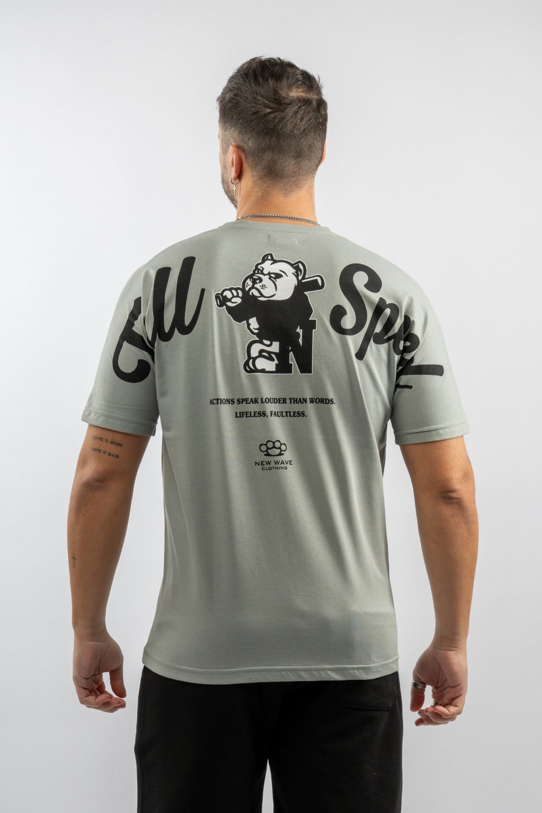 T-Shirt Full Speed - Cement Grey