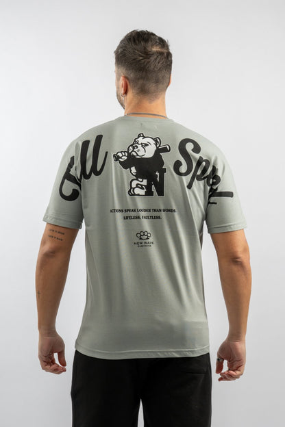 T-Shirt Full Speed - Cement Grey
