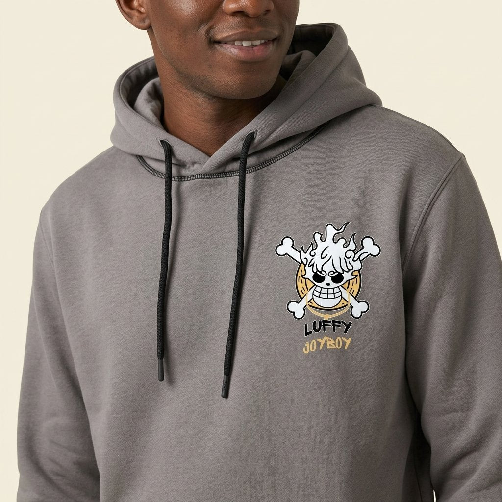 Ανδρικό Φούτερ One Piece Logo Γκρί
