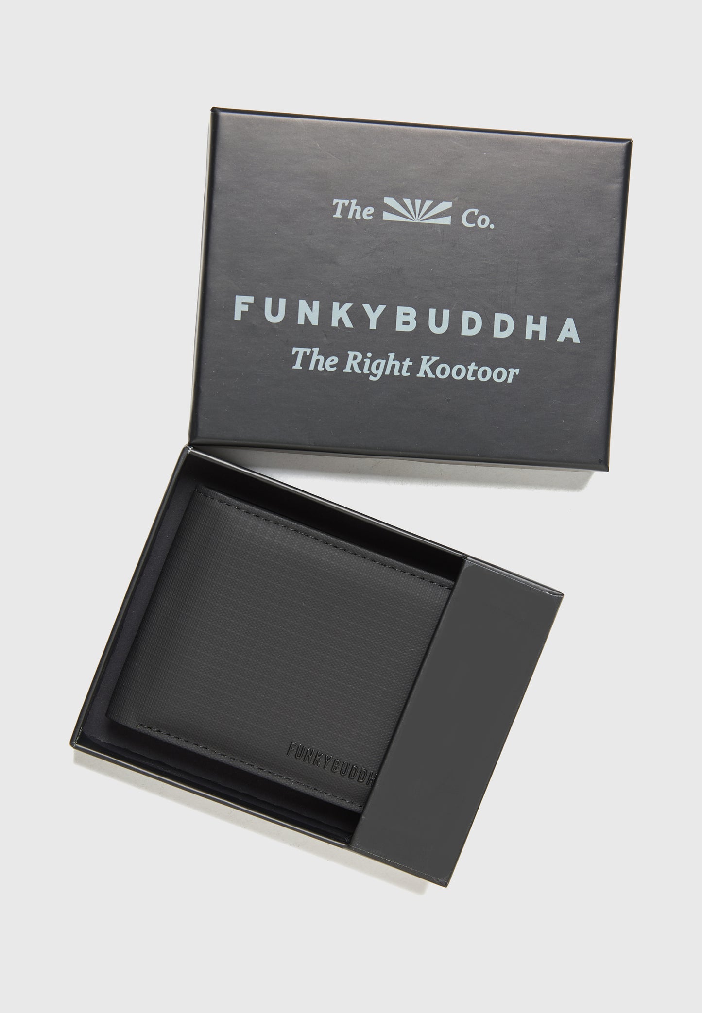 Ανδρικό αναδιπλούμενο Πορτοφόλι Funky Buddha Μαύρο