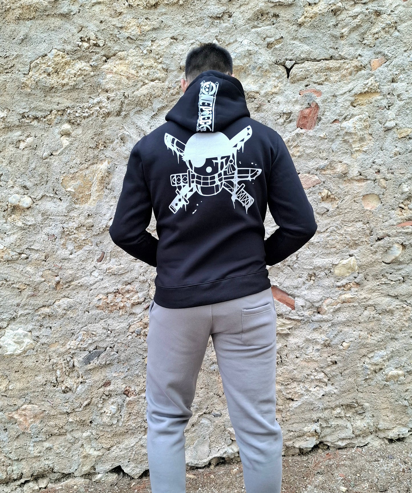 Φούτερ Zoro Logo Clever - Μαύρο