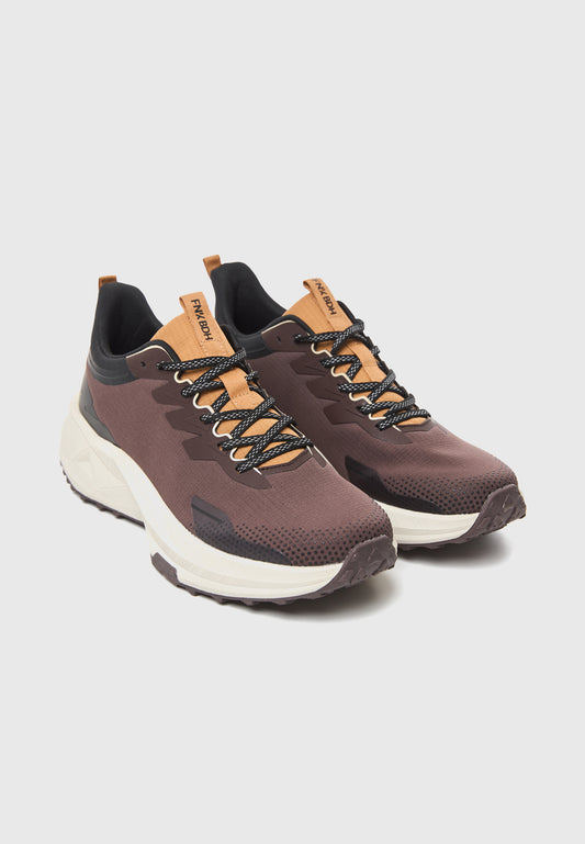 Ανδρικό Παπούτσι Casual Trainers με Chunky Σόλα Καφέ