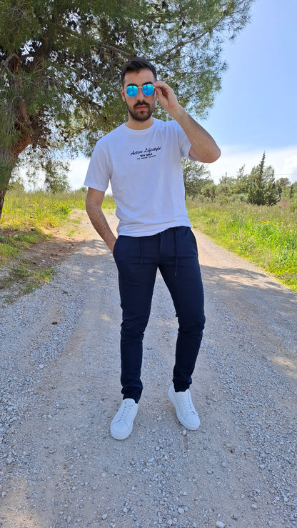 T-Shirt Active Logo - Λευκό