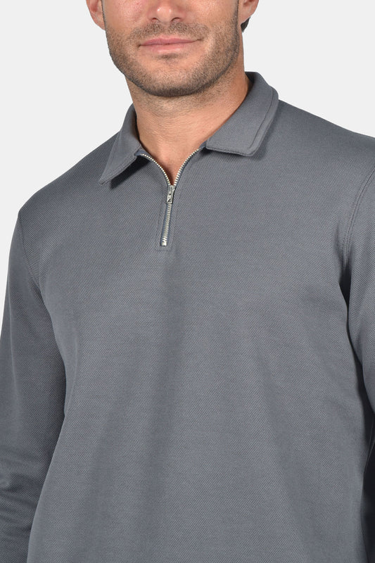 Μπλούζα Polo Two Brothers  - Ανθρακί