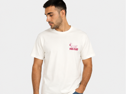 Ανδρικό T-Shirt Clever Pool Float Εκρού