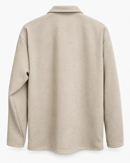 Ανδρικό Overshirt Πουκάμισο New wave Μπέζ