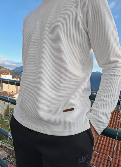 Μπλούζα Μακρυμάνικη Clever - Λευκή