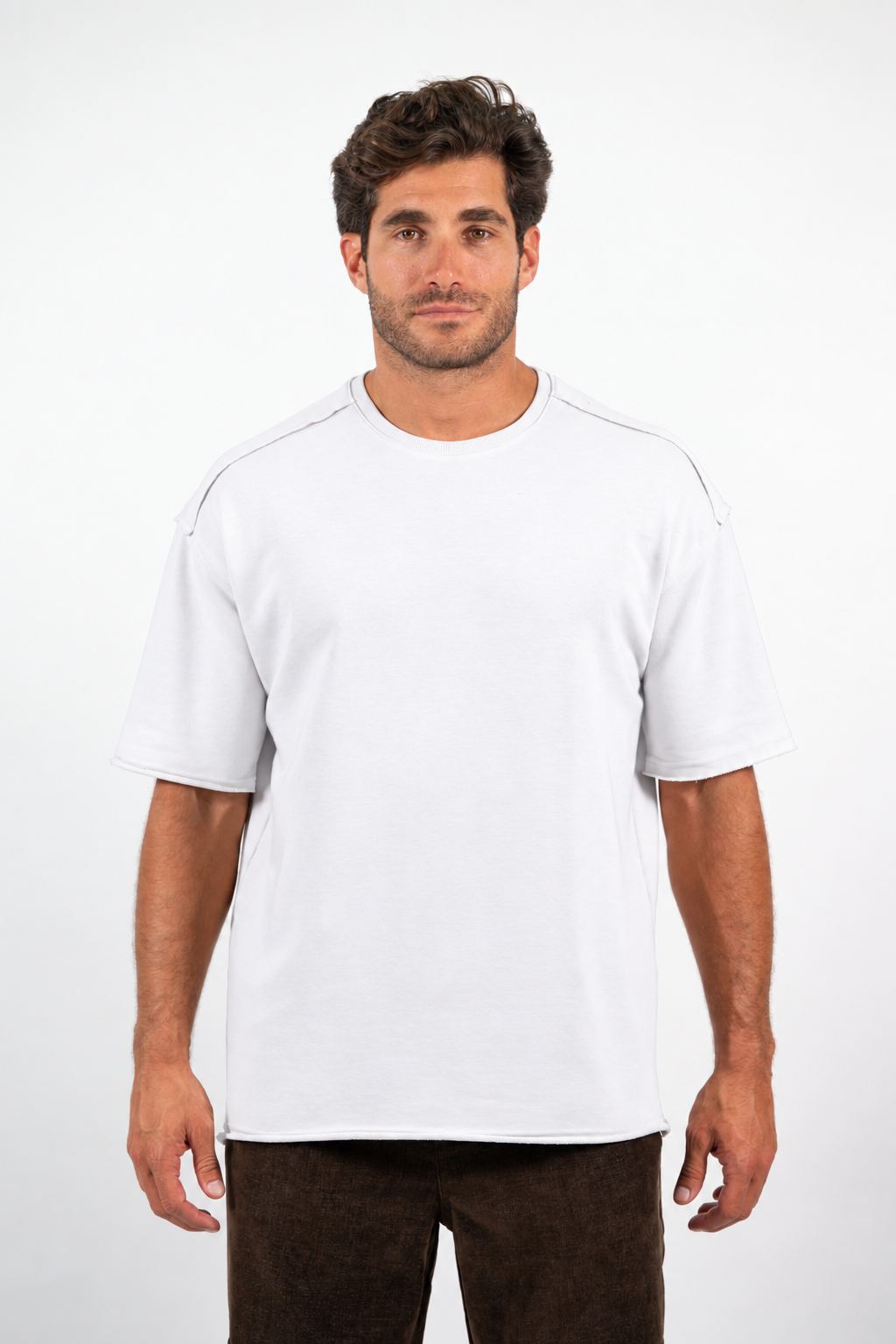 Ανδρικό Χειμερινό T-shirt Two Brothers Λευκό
