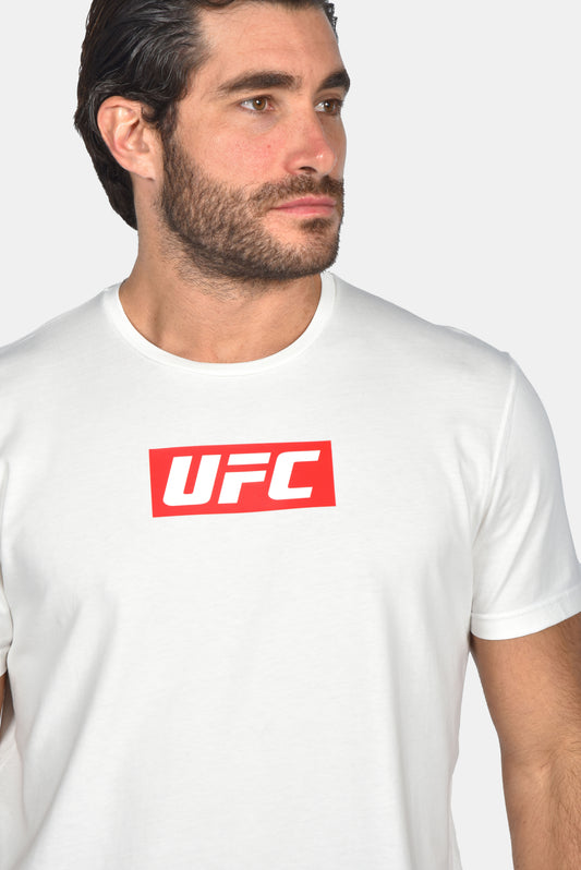 Ανδρικό T-Shirt UFC Λευκό