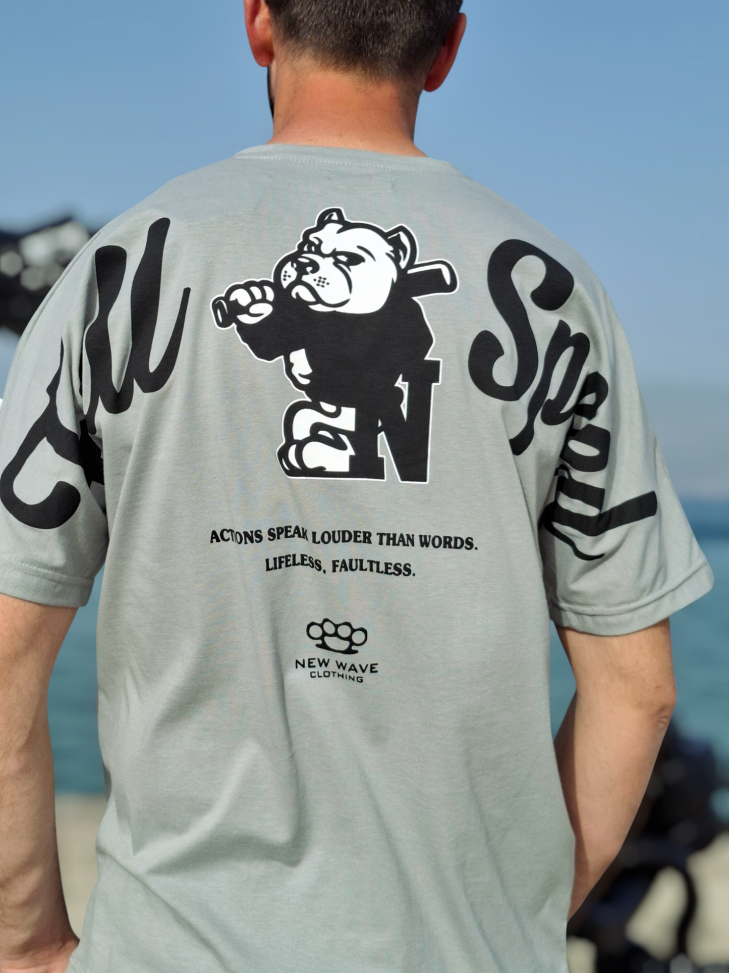 T-Shirt Full Speed - Cement Grey