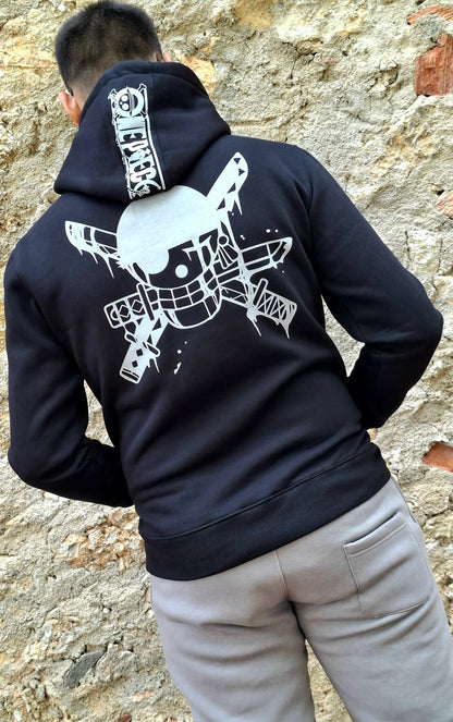 Φούτερ Zoro Logo Clever - Μαύρο