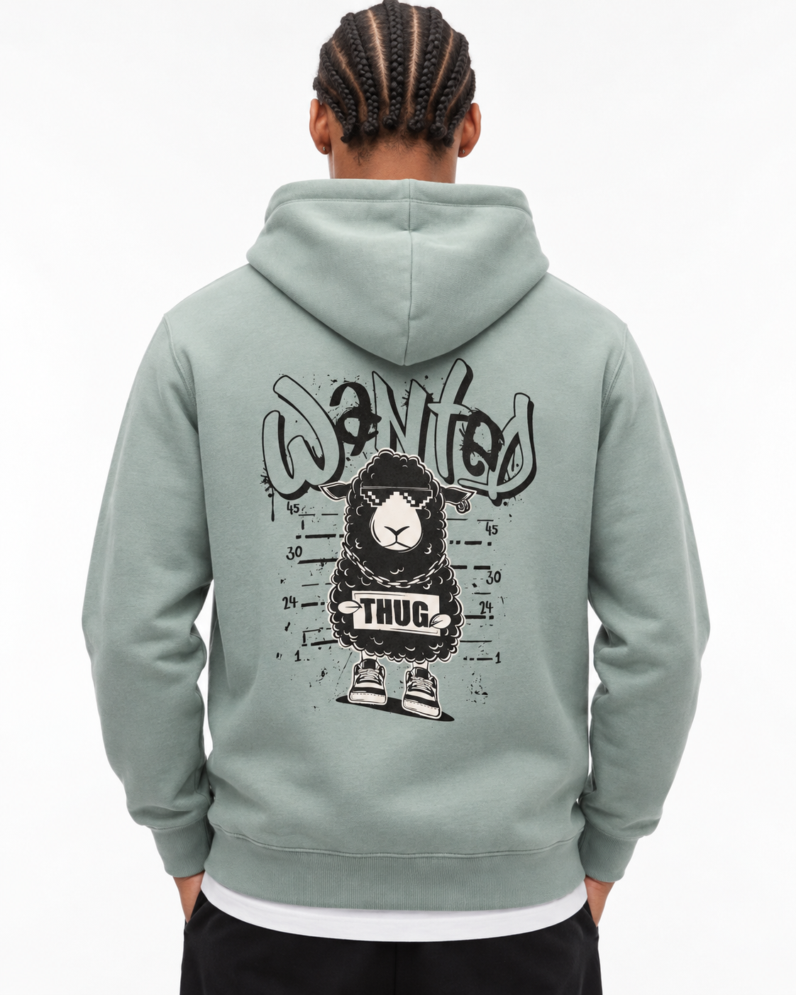 Ανδρικό Φούτερ Κουκούλα Clever Wanted Logo