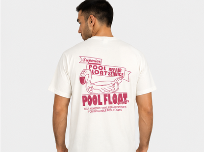 Ανδρικό T-Shirt Clever Pool Float Εκρού