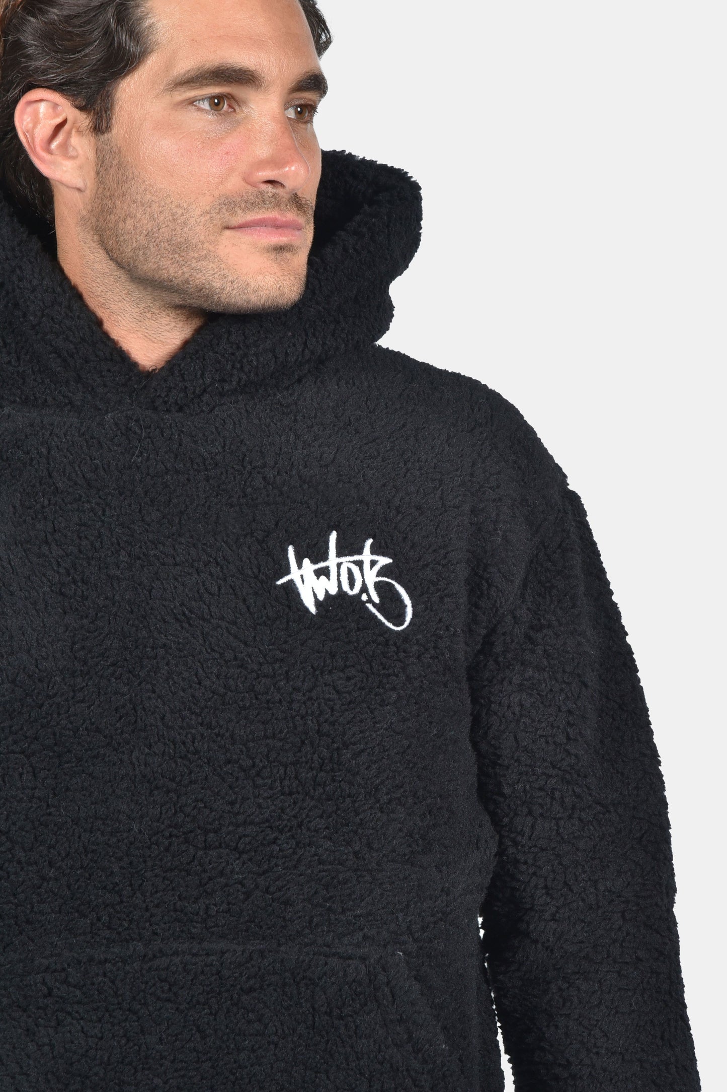 Φούτερ Γουνάκι Two Brothers  - Μαύρο