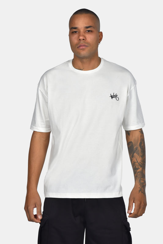Oversize T-Shirt Capri Italy  Λευκό