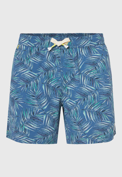 Ανδρικό Μαγιό Tropical Print Funky Buddha Μπλε