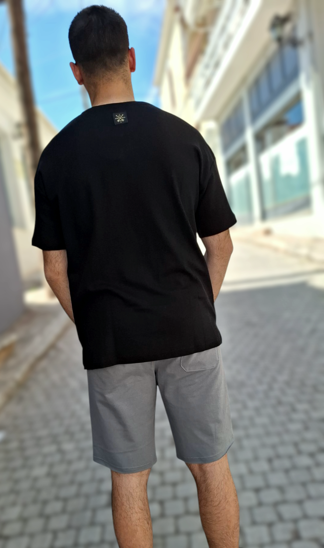 Αθλητική Βερμούδα Basic New Wave - Ανθρακί