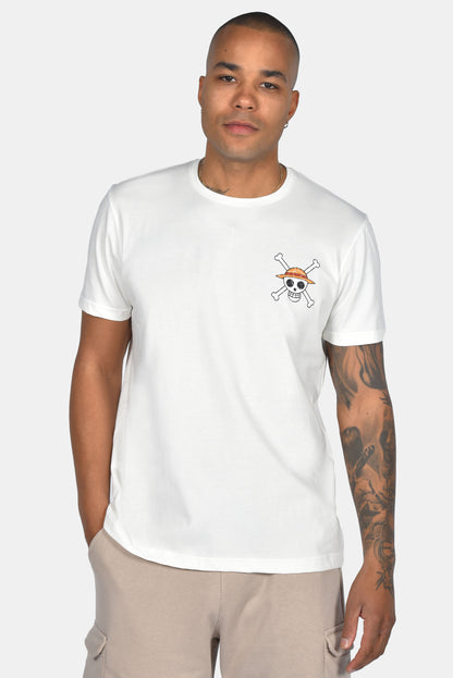 Ανδρικό T-Shirt One Piece Λευκό