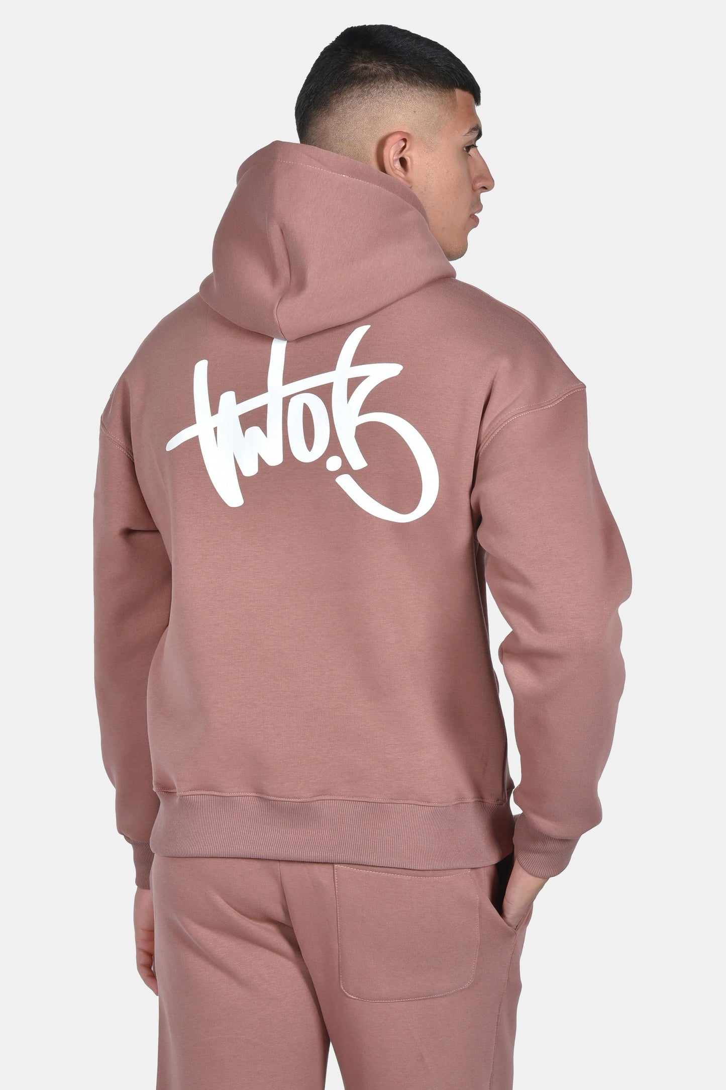 Oversize Hoodie Two Brothers Logo - Σάπιο Μήλο