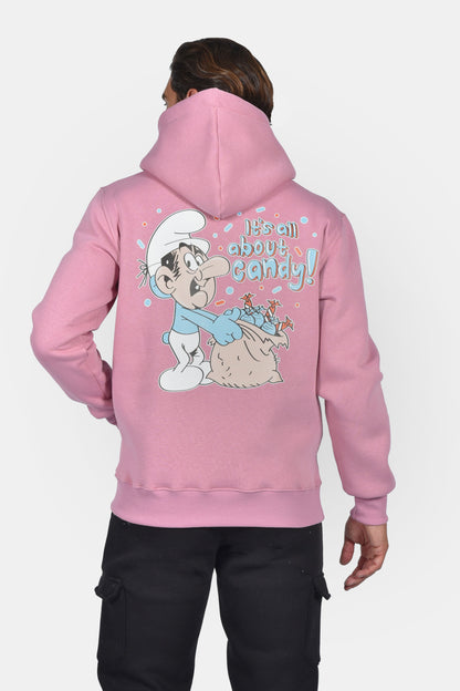 Φούτερ Hoodie Candy Logo - Ροζ