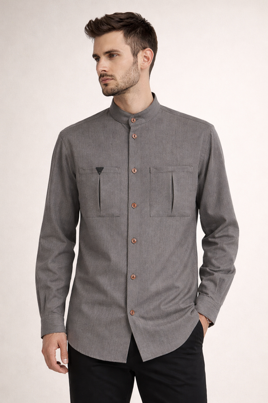 Πουκάμισο KEDI - Γκρί