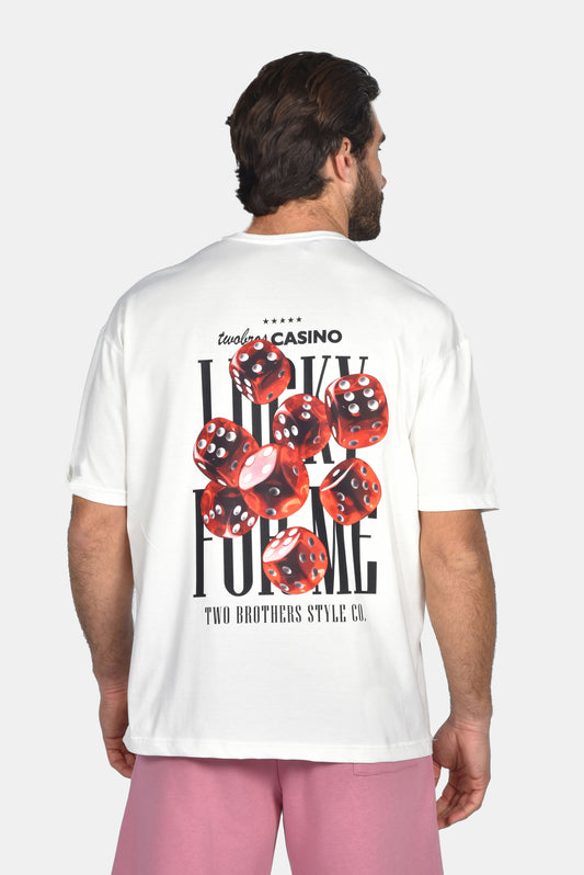 Ανδρικό Oversize T-Shirt Zari - Λευκό