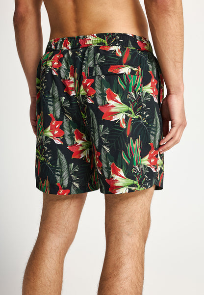 Ανδρικό Μαγιό Floral Funky Buddha Μαύρο