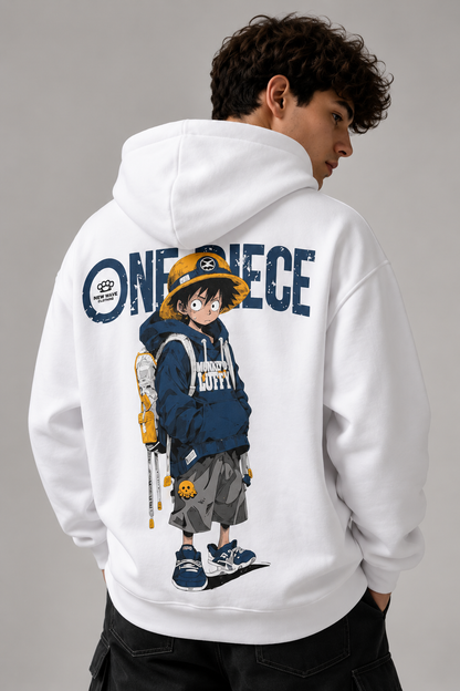 Ανδρικό Φούτερ One Piece Λευκό