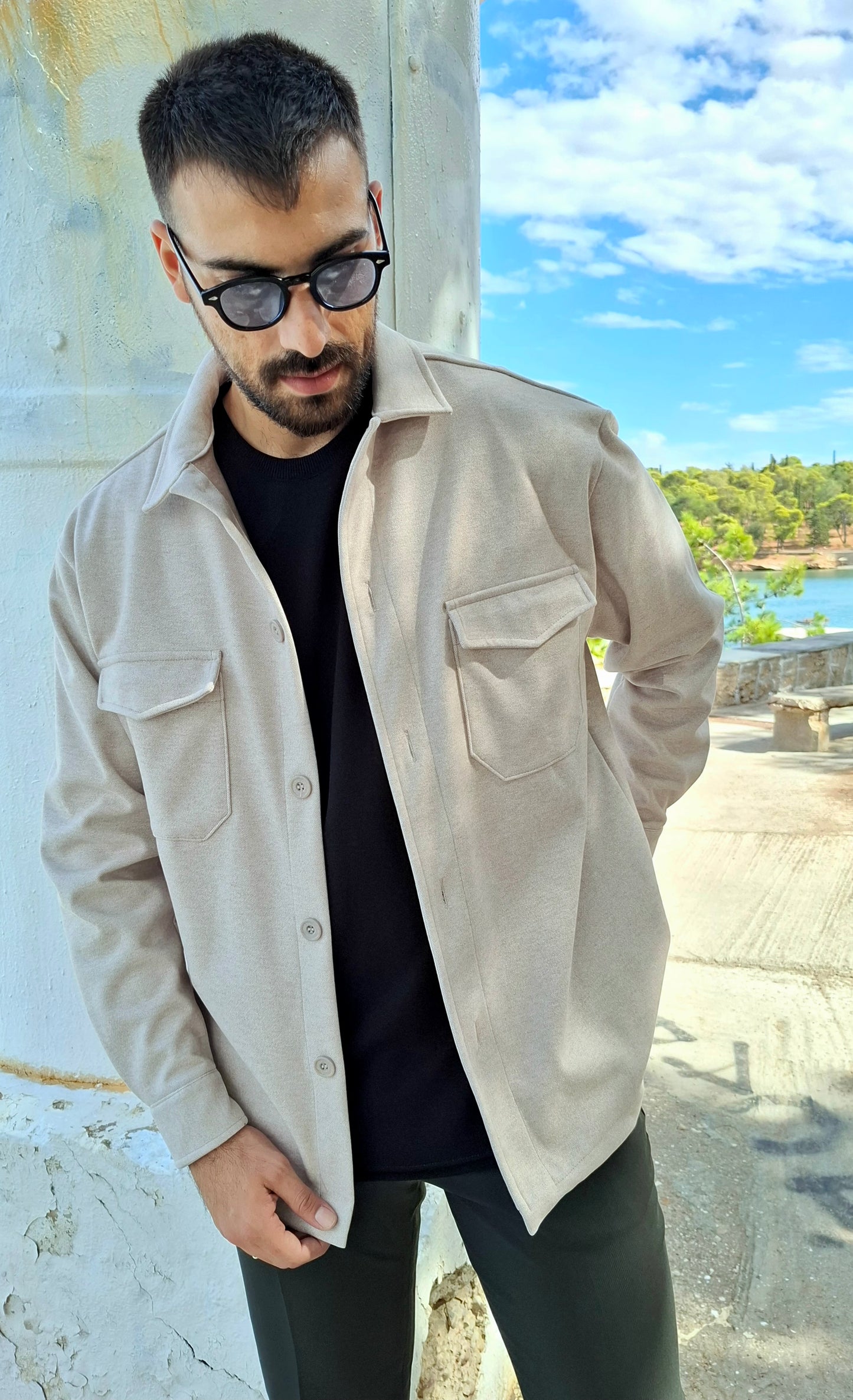 Jacket Velure Hackers  - Εκρού