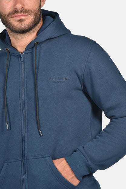 Ζακέτα Τρίκλωνη Clever  - Μπλέ