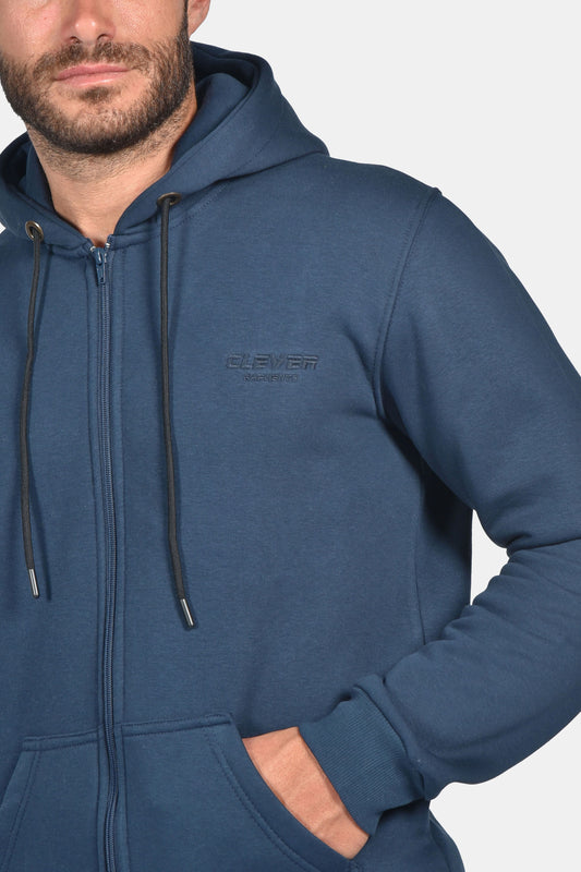 Ζακέτα Τρίκλωνη Clever  - Μπλέ