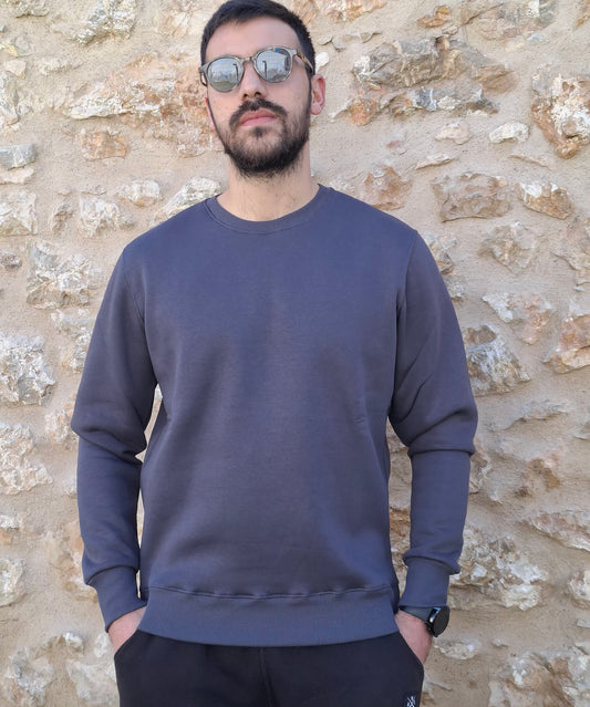 Μπλούζα Φούτερ Clever  - Ανθρακί