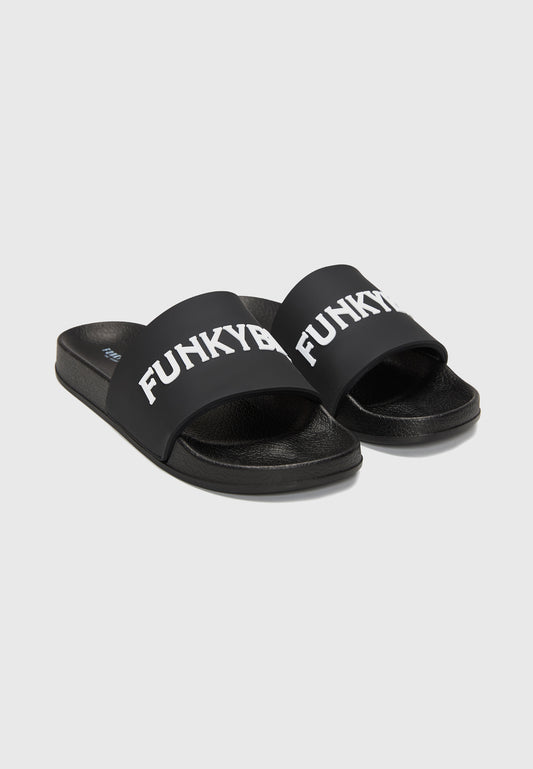 Ανδρική Pool Slider Funky Buddha παντόφλα Μαύρη
