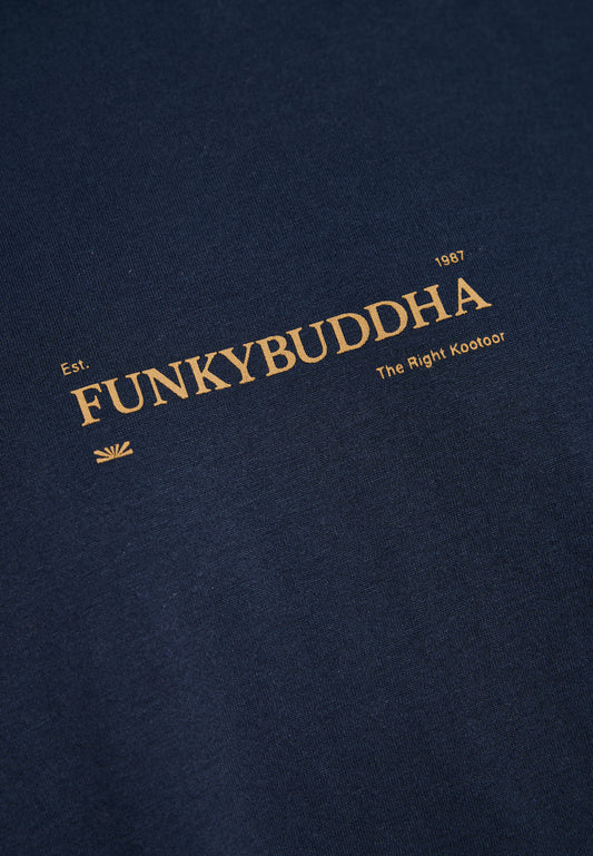 Ανδρική longsleeve Μπλούζα Funky Buddha Navy