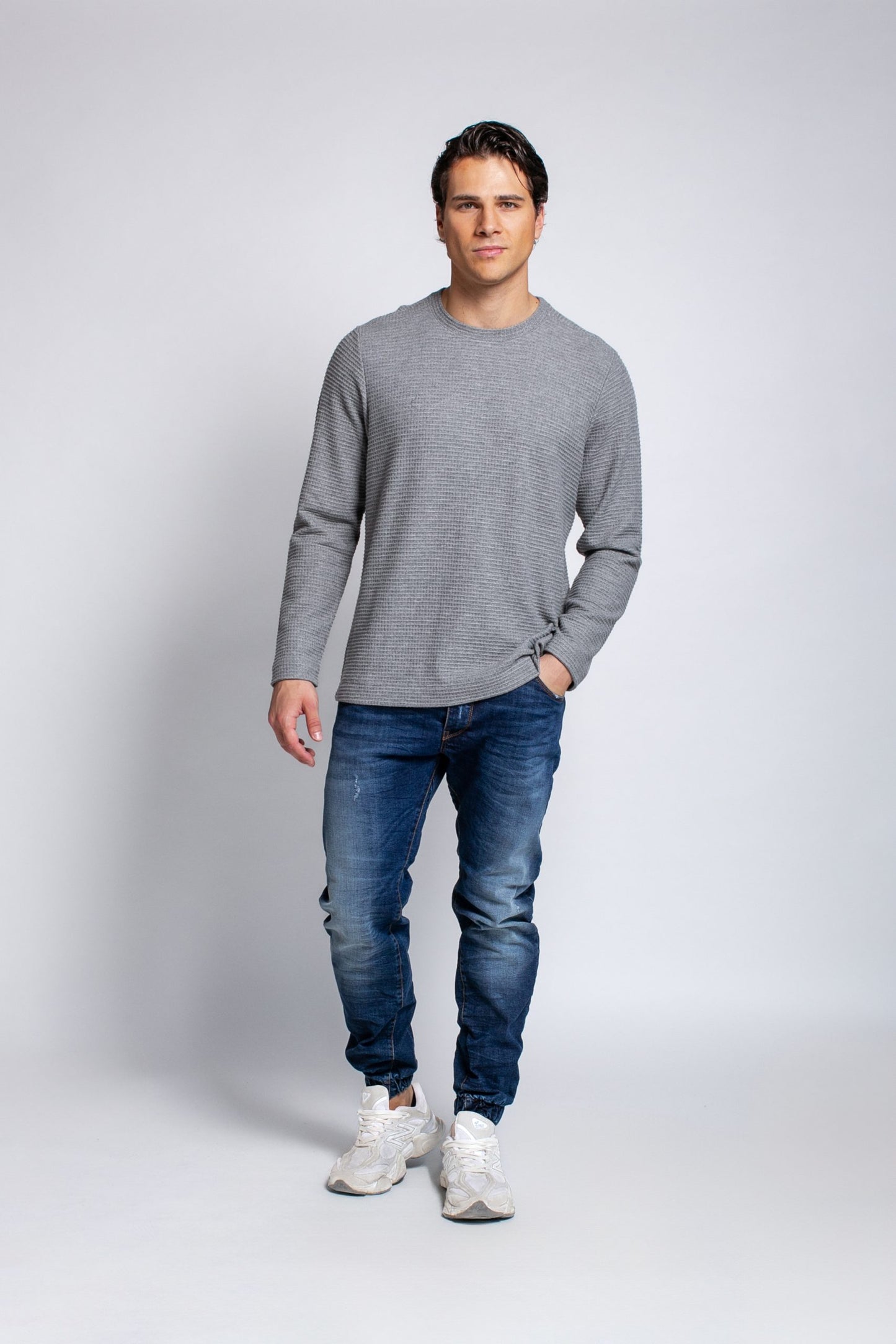 Μπλούζα Waffle Hackers  - Γκρί