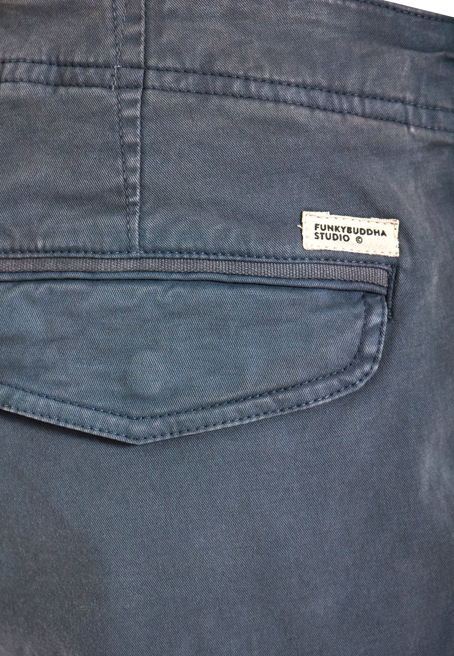 Ανδρική Cargo Βερμούδα Funky Buddha Dusty Blue