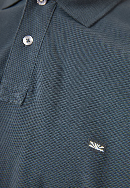 Ανδρικό polo Funky Buddha Essential Γκρί