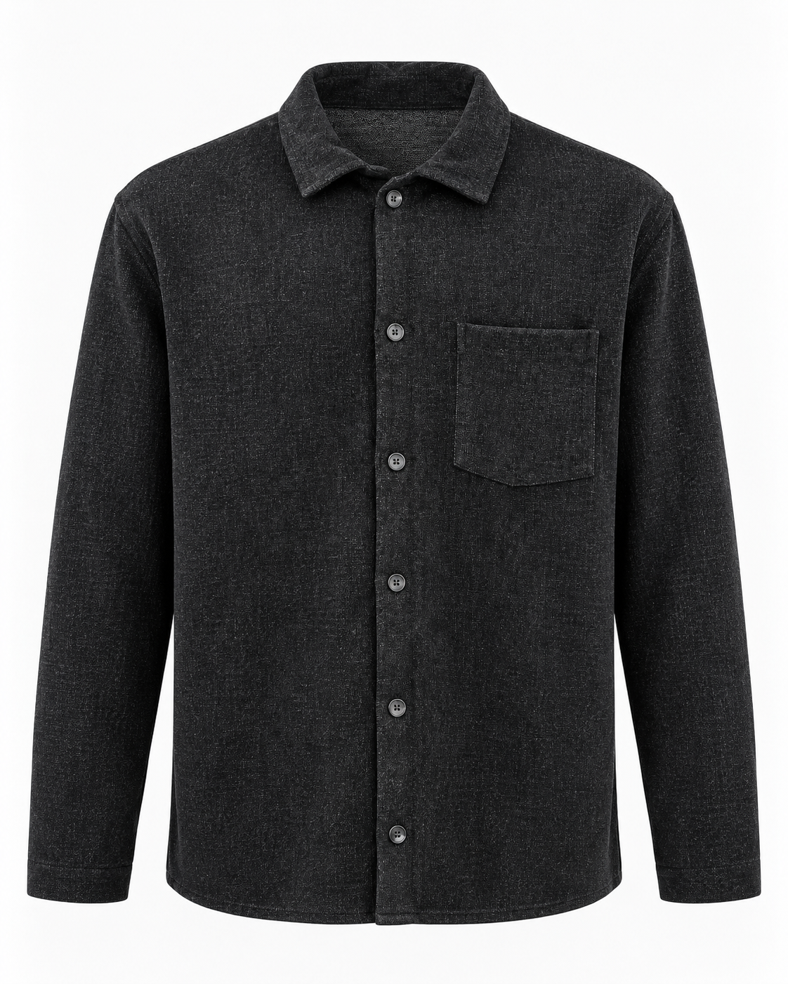 Ανδρικό Overshirt Πουκάμισο New wave Μαύρο