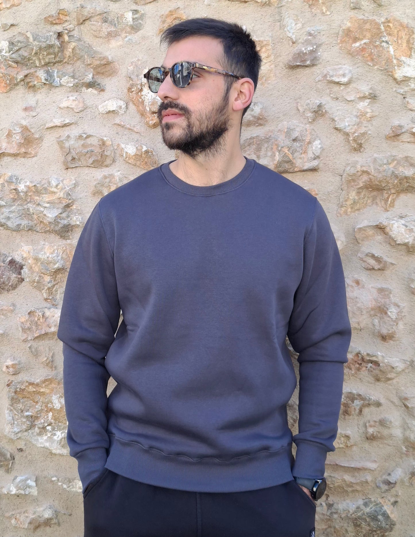 Μπλούζα Φούτερ Clever  - Ανθρακί